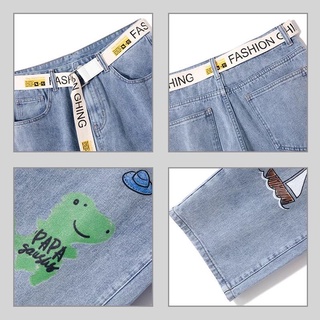 QUẦN BAGGY JEANS ỐNG RỘNG NAM-TAN-DÁNG SUÔNG -QJI3-THỜI TRANG UNISEX-có size Nam Nữ in dể phối đồ siêu đẹp màu xanh