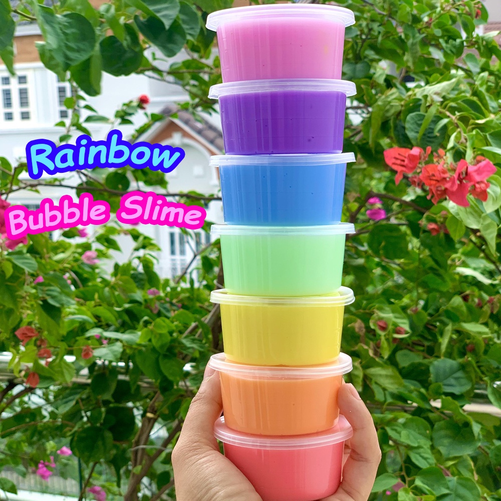 Combo 7 Hộp Slime Basic Hàng Cao Cấp Có Đủ 7 Màu, Đồ Chơi Chất Nhờn Ma ...