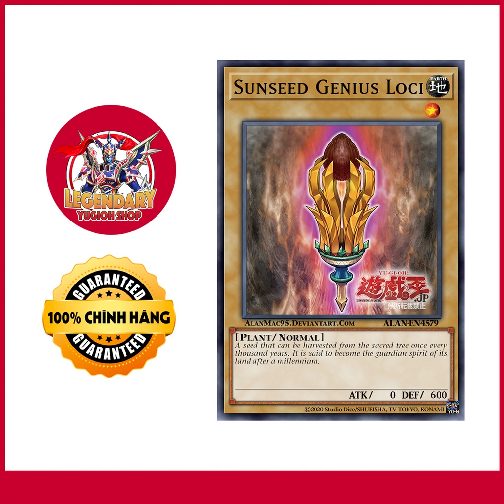 [EN][Thẻ Bài Yugioh Chính Hãng] Sunseed Genius Loci | Shopee Việt Nam