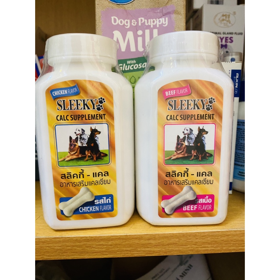 Sleeky calcium supplement canxi cho chó 140g | Shopee Việt Nam