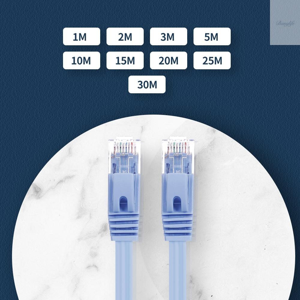 Dây Cáp mạng loại 6/Cat6 RJ45 loại dẹt mềm tiện sử dụng, cáp mạng đồng ...