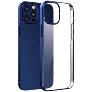 Ốp Iphone mạ Crom viền xanh lưng trong chống ố cho Iphone 12/pro/promax/13/pro/promax/14plus/pro/promax