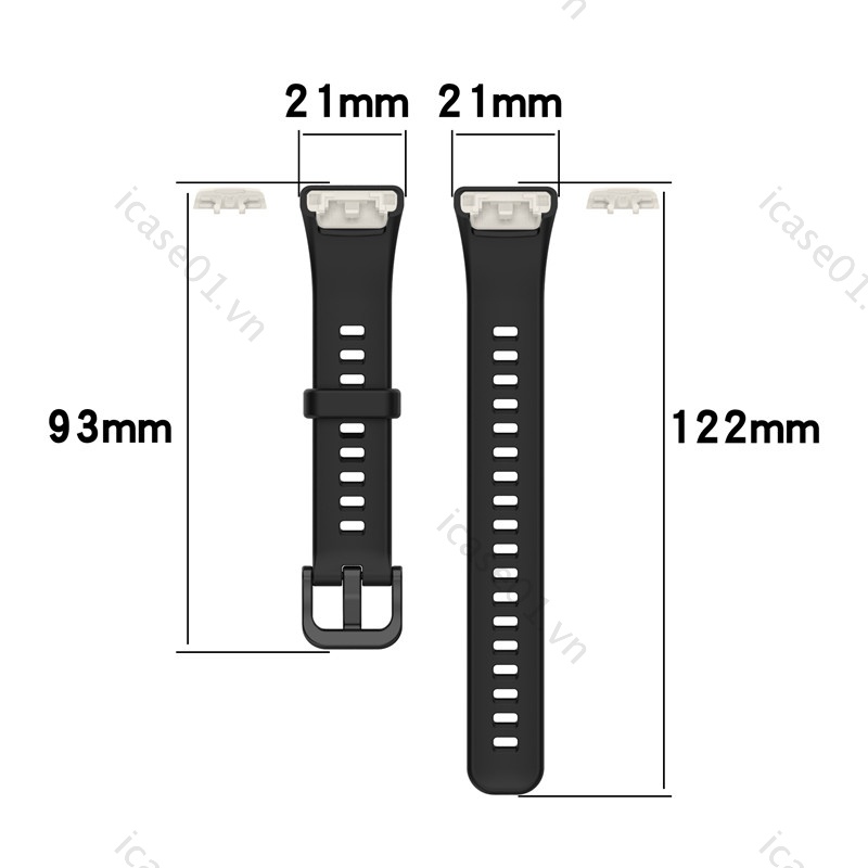 Dây đeo silicon 2021 thay thế cho đồng hồ thông minh Huawei Band 6 / Honor Band