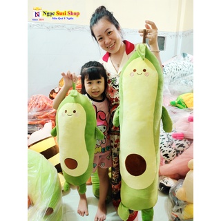 GỐI ÔM TRÁI BƠ NHỒI BÔNG SIÊU DÀI