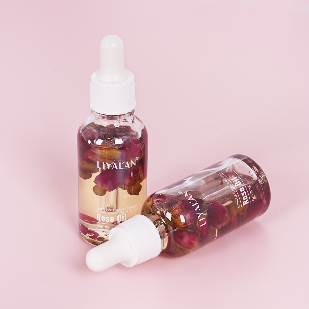 Ảnh Tinh Dầu Hoa Hồng LIYAL'AN Nguyên Chất Tự Nhiên 100% 30ml Cao Cấp Dành Cho Mặt Và Cơ Thể 3