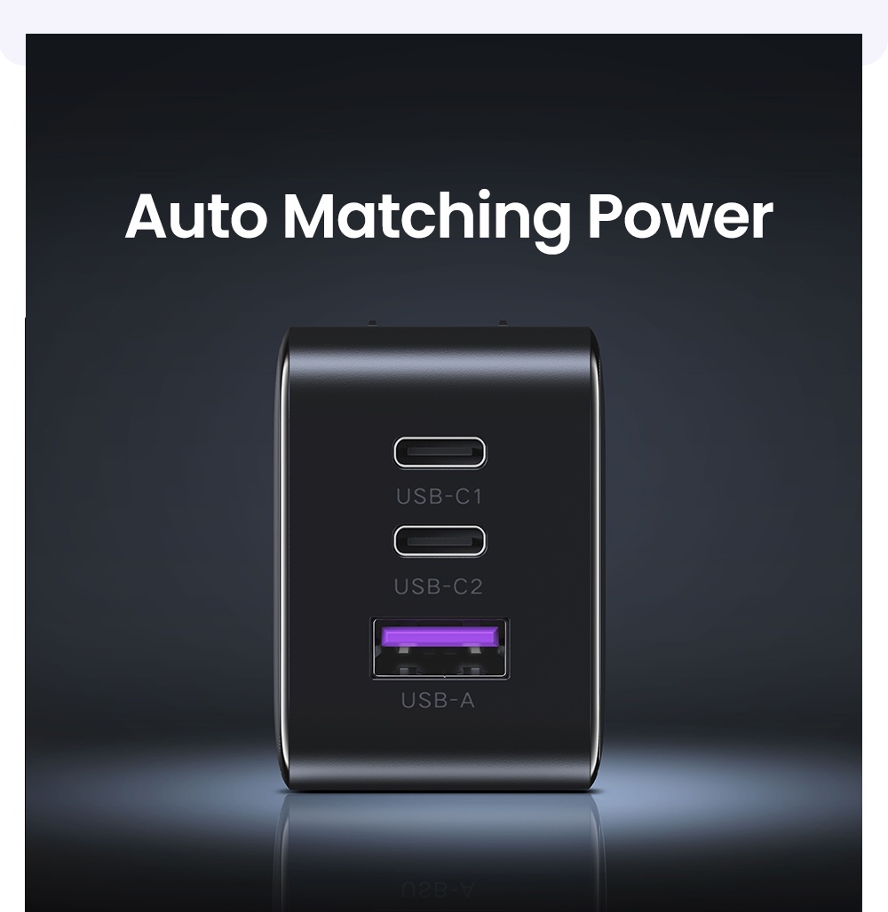 Cốc sạc nhanh UGREEN GaN 65W QC4.0 QC PD3.0 PD USB-C Type C USB thích hợp cho iPhone 13 Pro Max Macbook Samsung S23 S24Urtra – ảnh mô tả chi tiết 8