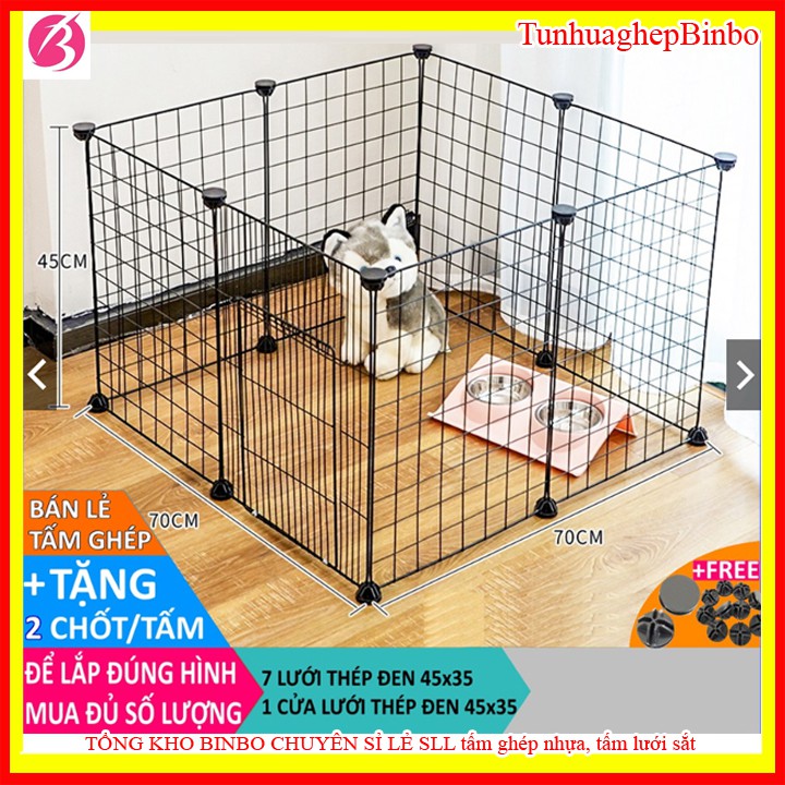 [Tặng kèm 2 chốt gắn] Miếng ghép (BÁN LẺ) quây chuồng chó, chuồng mèo, chuồng thỏ,thú cưng