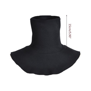 Vipdeal1 Cổ Áo Giả Cổ Lọ Bằng cotton Màu Trơn Tháo Rời Được Cho Nam Và Nữ