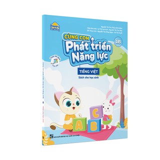 [Outlet S2] Sách - Combo 4 cuốn Happy family Cùng con phát triển năng lực Tiếng Việt lớp 1 tập 1 | WinBook