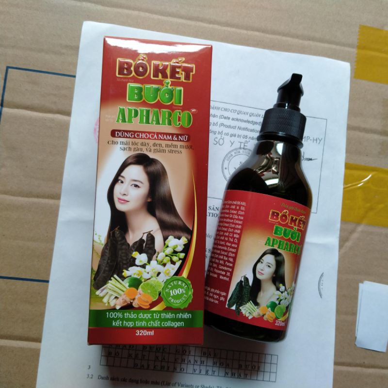 dầu gội thảo dược bồ kết hoa bưởi