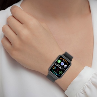 Ốp Bảo Vệ Bằng Thép Không Gỉ Kèm Dây Đeo Cho Đồng Hồ Thông Minh Huawei Watch Fit 2 Fit2