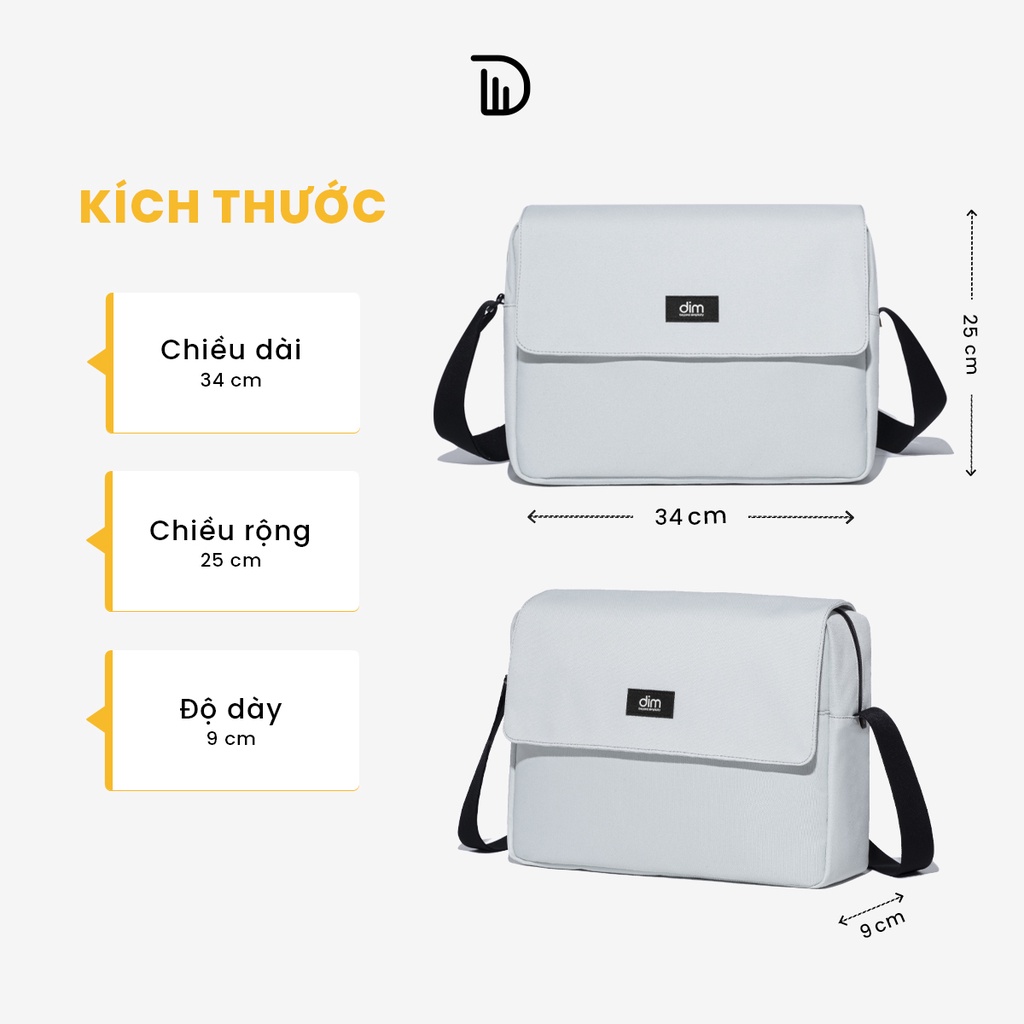 Mô tả Túi đeo chéo đựng laptop DIM Modern Messenger - 3