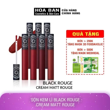 FREESHIP TOÀN QUỐC Son Black Rouge Cream Matt Rouge Color Chart Son Kem Lì