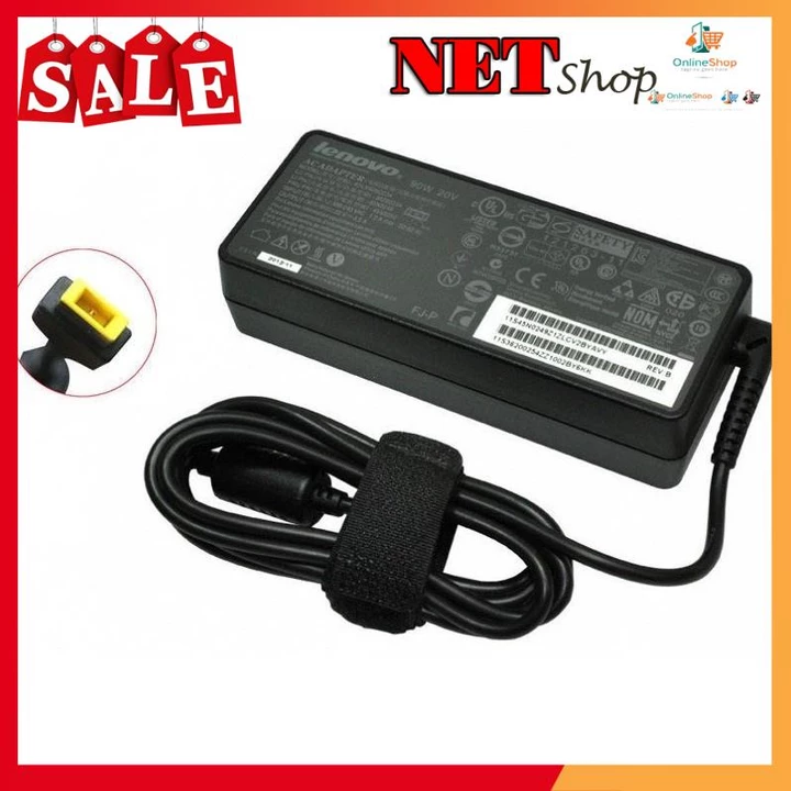 💖 Sạc cho Laptop Lenovo ThinkPad E531 E540 3.25A 65W chân chữ nhật dạng USB