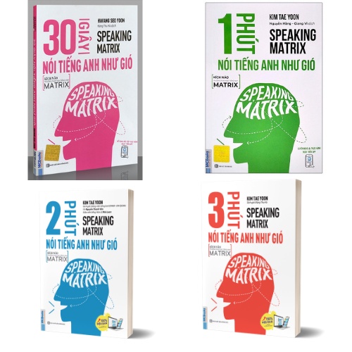 Sách - Combo 4 Cuốn Speaking Matrix – Nói tiếng Anh như gió | Shopee ...