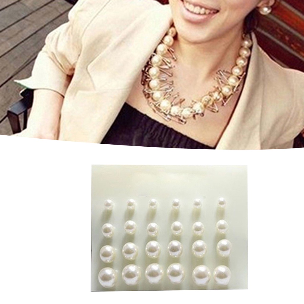 Set 12 đôi bông tai ngọc trai giả thời trang nữ tính