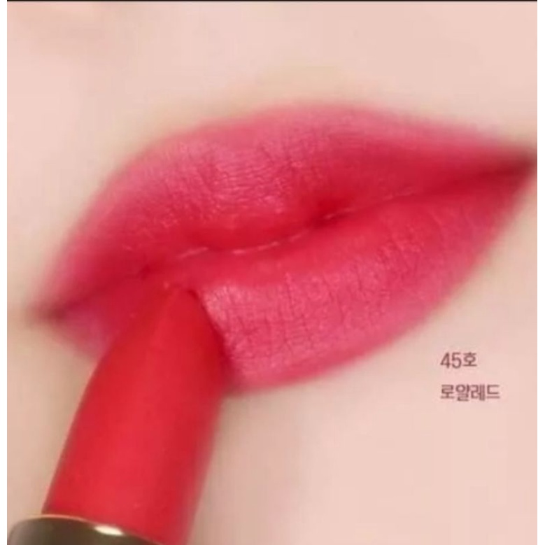 Thanh lý ( hết date)son Whoo mini tách sét (màu 45 đỏ tươi)  Hoàng Cung Luxury Lip Rouge Special Set