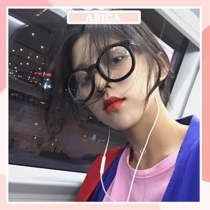 Mắt kính nữ nam giả cận không độ, kính mắt thời trang phong cách Ulzzang phom tròn bền đẹp giá rẻ 041