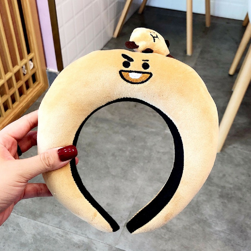 YT2 BTS BT21 Hoạt Hình Ngộ nghĩnh Băng Đô Mũ Đội Đầu Thỏ Chó Cừu Koala Ảnh Đạo Cụ Sống Sinh Nhật Mũ Đội Đầu Halloween Par