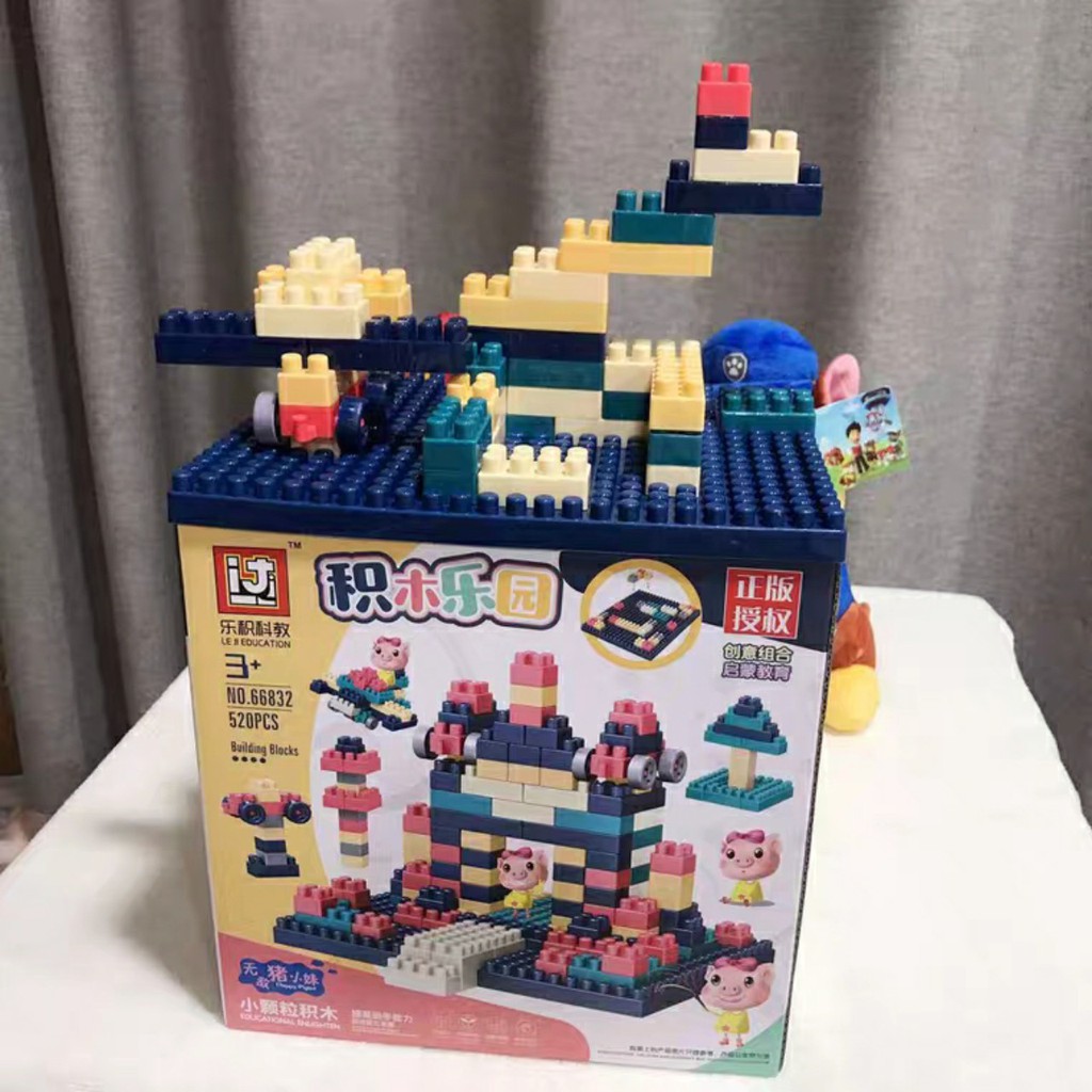 BỘ LEGO BUILDING BLOCK 520 CHI TIẾT - SÁNG TẠO CÙNG BÉ - nhựa ABS an ...