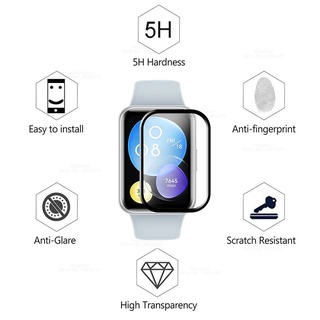 Kính Cường Lực 3D Bảo Vệ Màn Hình Cho Đồng Hồ Huawei watch fit 2 Fit2