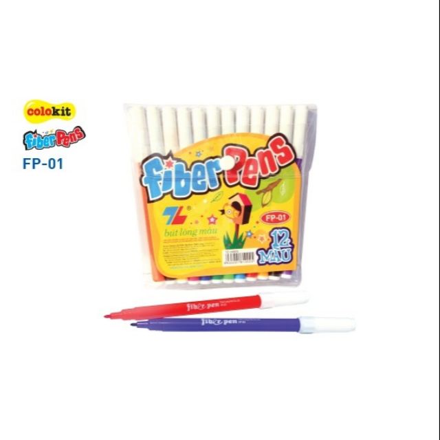 Bút Dạ 12 Màu Thiên Long | Shopee Việt Nam