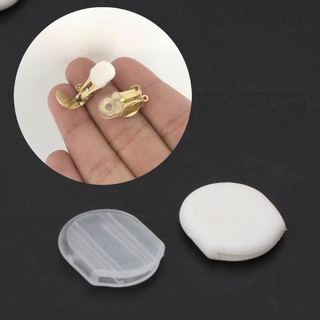 Jay 20 Miếng Đệm Bông Tai Chống Đau Cho Kẹp Trên Bông Tai Miếng Lót Silicon