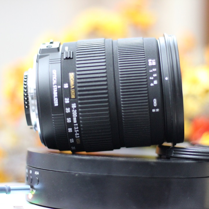 Ống kính Sigma 18-200 mm f3.5-6.3 có chống rung OS cho máy ảnh Nikon ...