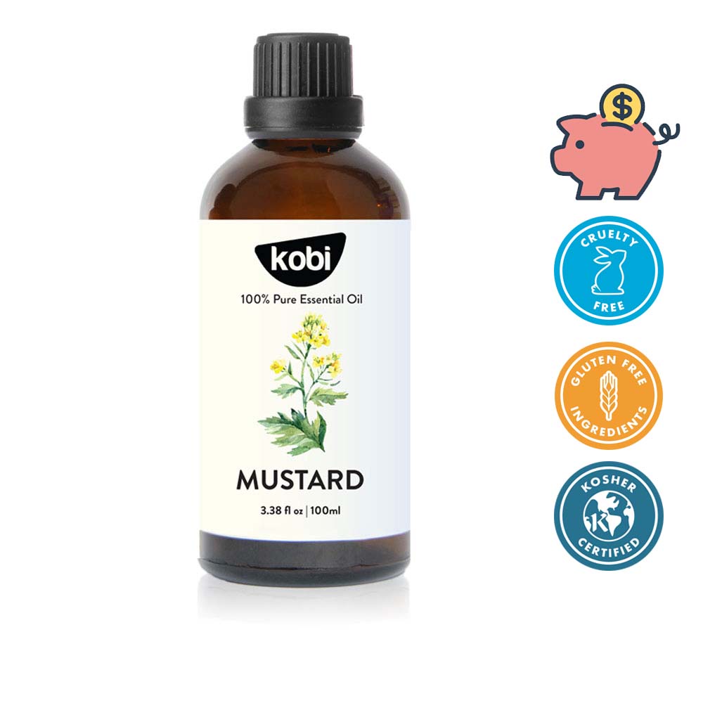 [Mã BMLTB200 giảm đến 100K đơn 499K] Tinh dầu Mù Tạt Kobi Mustard essential oil giúp kích thích tiêu hóa - 100ml