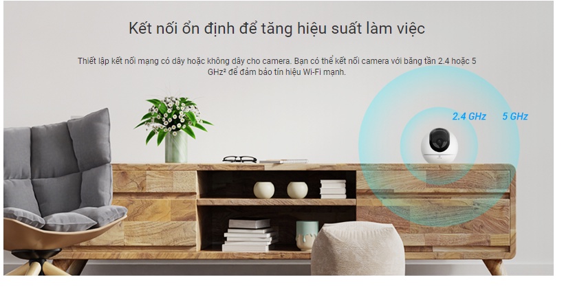 Mô tả Camera wifi ezviz h6 3k độ phân giải 3K 5.0MP phát hiện người bằng AI & giọng gói - 7