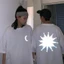 Áo thun Stee Phản quang 7 màu Moon & Sun Unisex