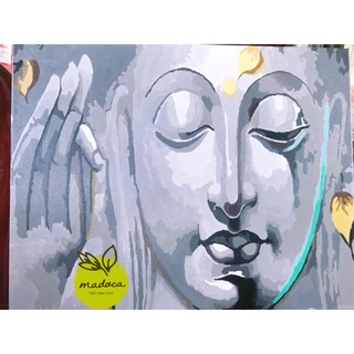 Tranh tô màu số hóa Madoca có khung 40x50cm có khung T2016 và T2021