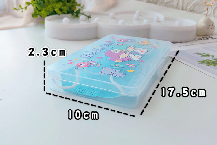 HelloKitty Doremon Chuột Mickey Lưu Trữ Di Động Mặt nạ đông lạnh Hộp Bảo Quản In Mặt nạ Hộp Đựng Chống Bụi Hộp Đựng Mặt nạ Hộp Bảo Vệ Người Tổ Chức
