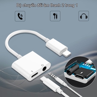 Giảm giá! ✨Bộ chuyển đổi giắc cắm tai nghe L sang 3,5 mm Bộ chia sạc nhanh PD cho Xiaomi Huawei Samsung