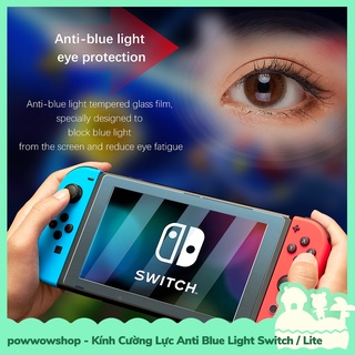 [Sẵn VN - Hỏa Tốc] Phụ Kiện Kính Cường Lực Anti Light Blue Cho Máy Game Nintendo Switch / Switch Lite
