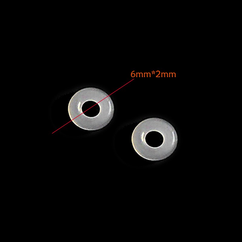 DINGLLY 10 Cái / lốc Nút Chặn Cao Su Phù Hợp Với Hạt Charm Vòng Tay Chống Trơn Trượt Nút Chặn Silicon Quyến Rũ