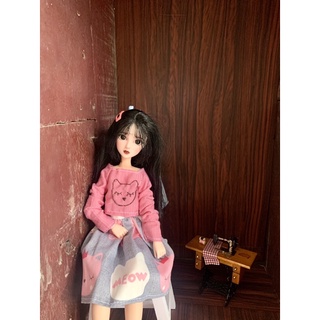 Set áo váy mèo size blythe, xinyi,barbie
