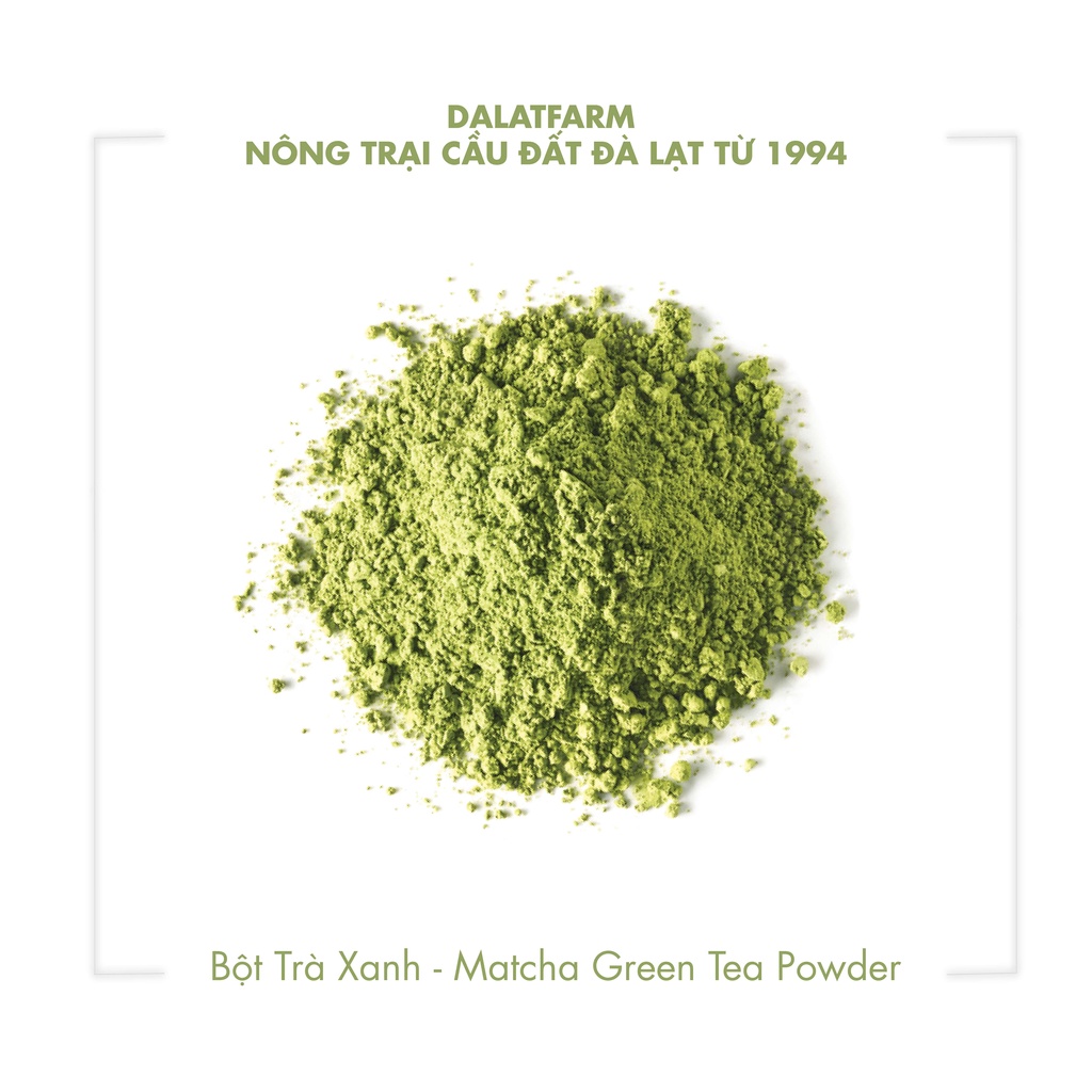 Ảnh Bột Matcha Trà Xanh Dalat Farm - Hộp 110Gr 2