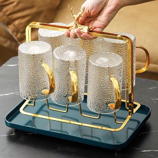 Khay Úp Cốc Mạ Vàng 🏵️ CÓ KHAY HỨNG NƯỚC CỰC TIỆN ÍCH 🏵️ Kiểu Dáng Hiện Đại