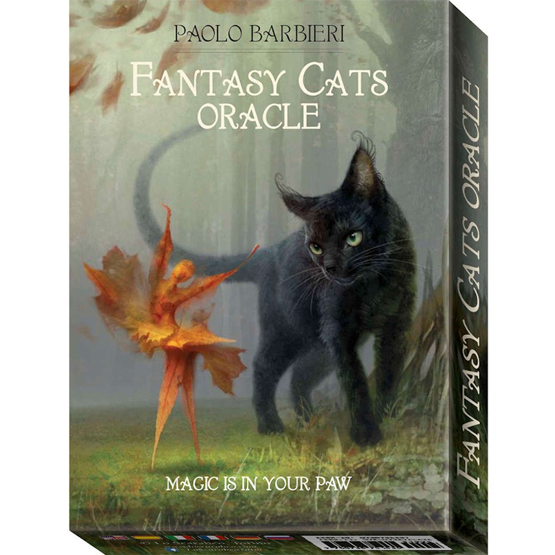 Bộ Bài Barbieri Fantasy Cats Oracle (Mystic House Tarot Shop) Bài Gốc