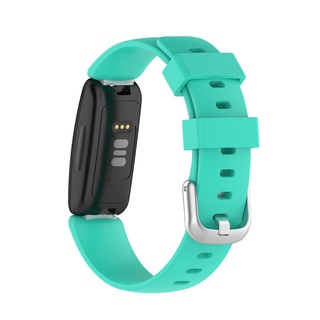 Dây Đeo Thay Thế Chất Liệu Silicon Màu Trơn Cho Fitbit inspire 2 inspire2 ace3 ace 3