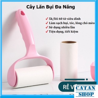 Cuộn Lõi Lăn Bụi, Cán Lăn Quần Áo, Lông Thú, Ga Giường - Lõi Dự Phòng Thay Thế 60 Tờ Sử Dụng Cho Cây Lăn Bụi 10cm