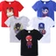 Áo thun in hình siêu anh hùng MARVEL cho bé 1-8 tuổi