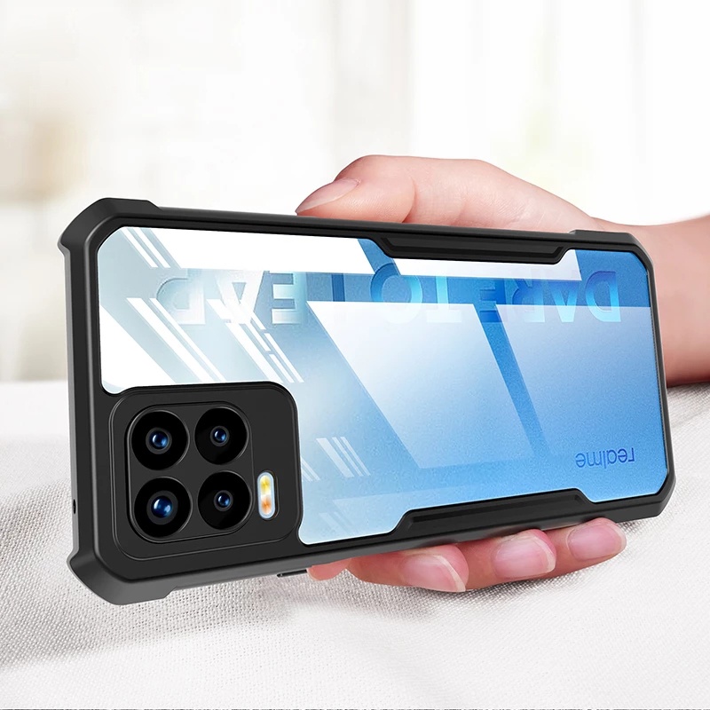 Ốp Điện Thoại Trong Suốt Có Túi Khí Chống Sốc Cho OPPO Realme 8 Pro 4G 8S 5G C35 C21 C20 Narzo 50A Prime