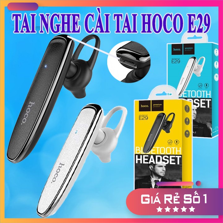 TAI NGHE BLUETOOTH CÀI TAI DÀI | Tai Nghe HOCO E29 | 100% Chính Hãng ...