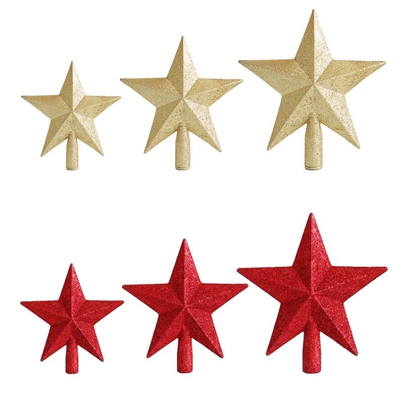 Sao đỉnh cây Thông đẹp , nhấp nháy nhiều kiểu dáng gắn lên đỉnh cây thông Noel trang
