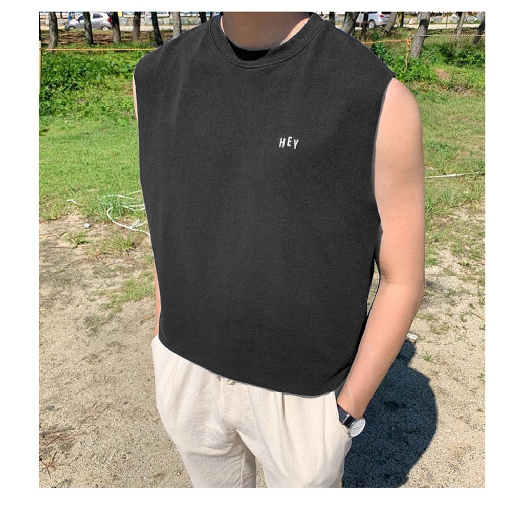 Áo thun Tanktop Cổ tròn HEY Localbrand ICVCVNI Unisex