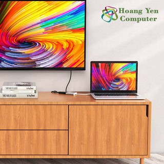 Cáp Type C ra HDMI Hoco HB14 (Type C ra HDMI + USB + Type C) - BH 12 Tháng - Hoàng Yến Computer
