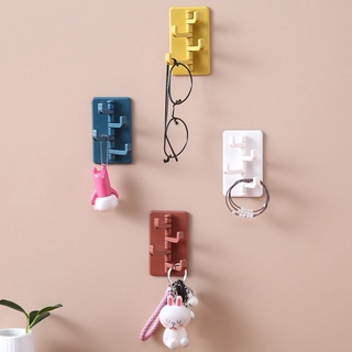 SET 2 Móc xoay 4 chấu treo đồ dán tường đa năng, treo chìa khóa ,vật dụng cá nhân tiện lợi 88119