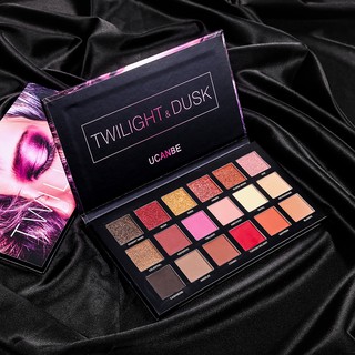 UCANBE Twilight Dusk Eyeshadow Makeup Palette - 18 Màu Tự Nhiên Matte Shimmer Glitter Sắc Tố Cao Lâu Dài Phấn Mắt